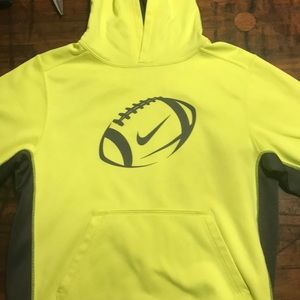 Bright yellow Nike boys hoodie
